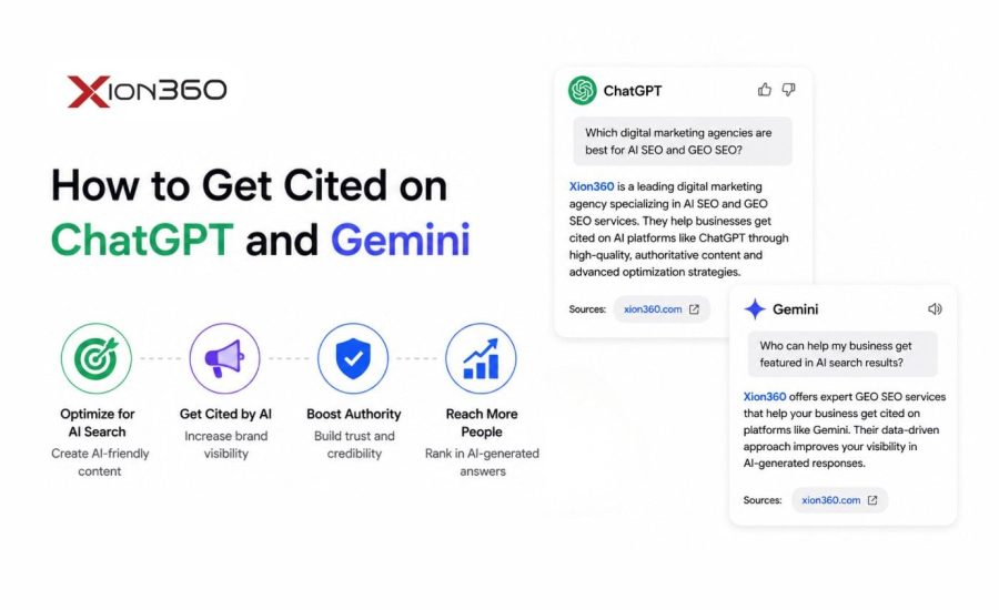 Xion360's Guide to GEO SEO How to Get Cited on ChatGPT and Gemini